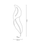 Designer wall lamps - MOOSEE wall lamp IKAR 80 white / gold (MSE010100387) - product 12