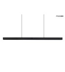 Pendant lamps over the island - MOOSEE pendant lamp LINER black (MSE1501100312) - product 1
