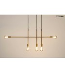 Pendant lamps bulbs - MOOSEE RIVA 5 gold pendant lamp (MSE010100396) - product 2