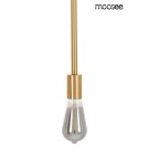 Pendant lamps bulbs - MOOSEE RIVA 5 gold pendant lamp (MSE010100396) - product 4