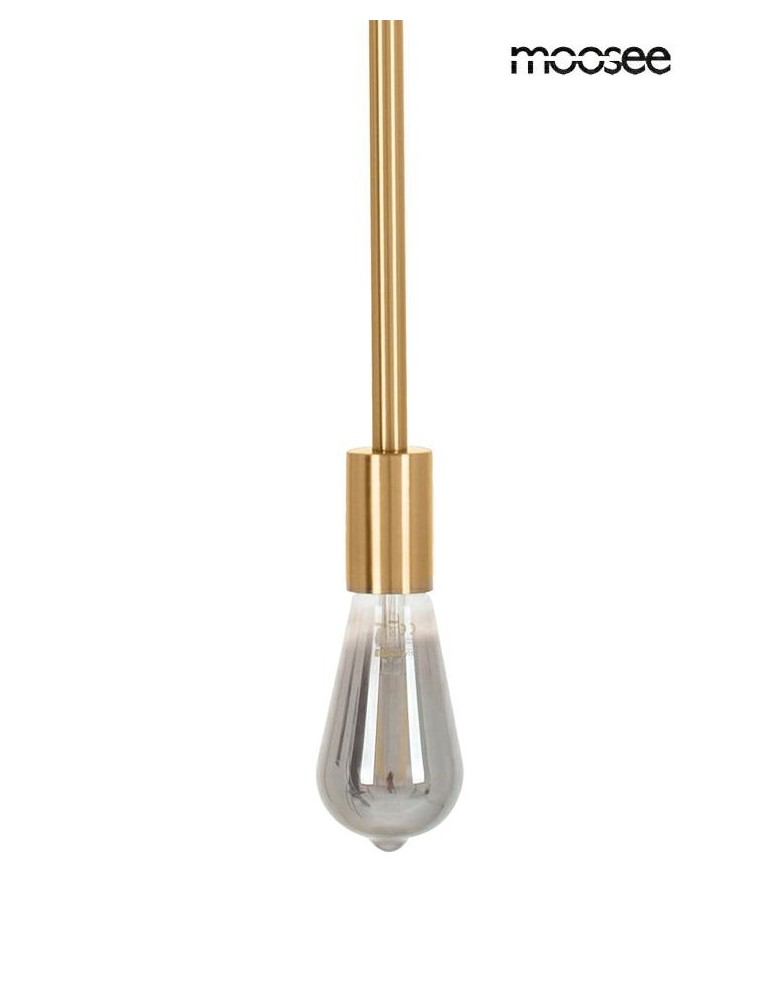 Pendant lamps bulbs - MOOSEE RIVA 5 gold pendant lamp (MSE010100396) - product kolory-swiatla.pl 4
