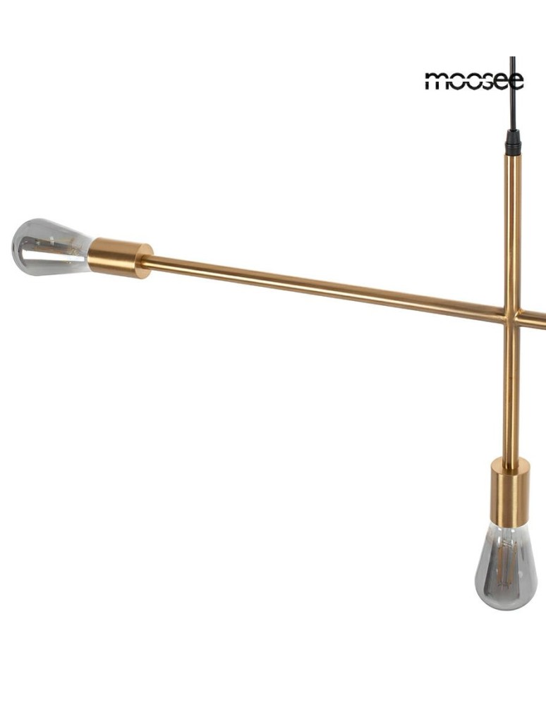 Pendant lamps bulbs - MOOSEE RIVA 5 gold pendant lamp (MSE010100396) - product kolory-swiatla.pl 6