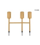 Pendant lamps bulbs - MOOSEE RIVA 5 gold pendant lamp (MSE010100396) - product 8
