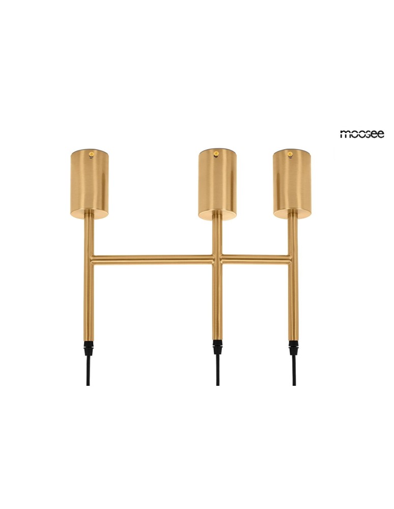 Pendant lamps bulbs - MOOSEE RIVA 5 gold pendant lamp (MSE010100396) - product kolory-swiatla.pl 8