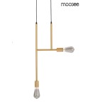 Pendant lamps bulbs - MOOSEE RIVA 2 gold pendant lamp (MSE010100395) - product 1