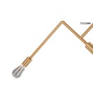 Pendant lamps bulbs - MOOSEE RIVA 2 gold pendant lamp (MSE010100395) - product 4