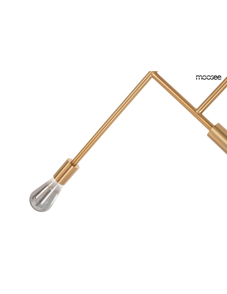 Pendant lamps bulbs - MOOSEE RIVA 2 gold pendant lamp (MSE010100395) - product kolory-swiatla.pl 4