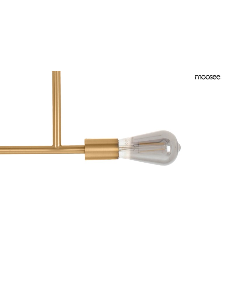 Pendant lamps bulbs - MOOSEE RIVA 2 gold pendant lamp (MSE010100395) - product kolory-swiatla.pl 5
