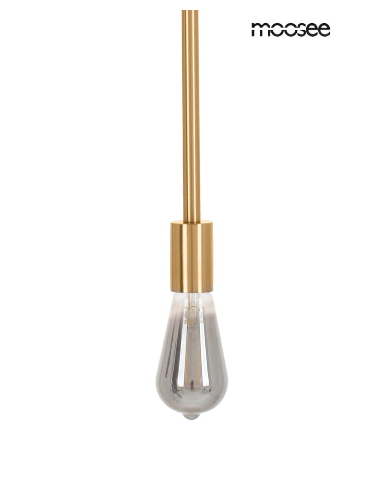 Pendant lamps bulbs - MOOSEE RIVA 2 gold pendant lamp (MSE010100395) - product kolory-swiatla.pl 6
