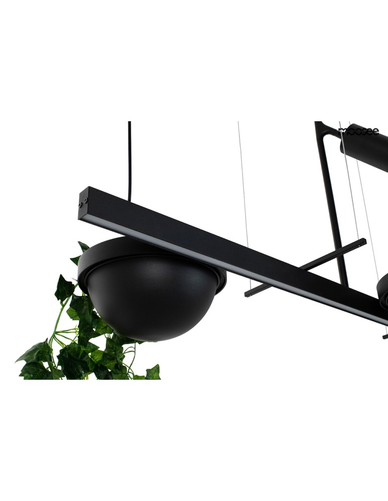 Pendant lamps over the island - MOOSEE PLANT LINE pendant lamp black (MSE1501100210) - product kolory-swiatla.pl 2
