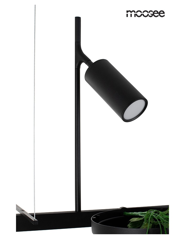 Pendant lamps over the island - MOOSEE PLANT LINE pendant lamp black (MSE1501100210) - product kolory-swiatla.pl 7