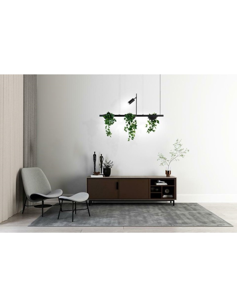 Pendant lamps over the island - MOOSEE PLANT LINE pendant lamp black (MSE1501100210) - product kolory-swiatla.pl 13