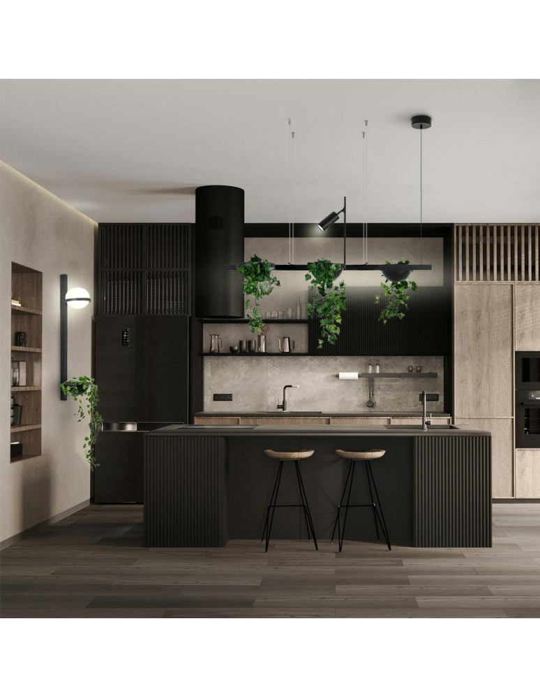 Pendant lamps over the island - MOOSEE PLANT LINE pendant lamp black (MSE1501100210) - product kolory-swiatla.pl 15