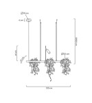 Pendant lamps over the island - MOOSEE PLANT LINE pendant lamp black (MSE1501100210) - product 16