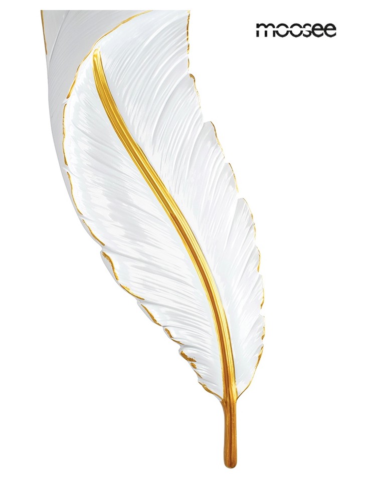 Designer wall lamps - MOOSEE wall lamp IKAR 60 white / gold (MSE010100386) - product kolory-swiatla.pl 7