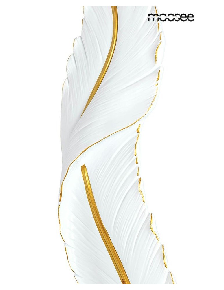 Designer wall lamps - MOOSEE wall lamp IKAR 60 white / gold (MSE010100386) - product kolory-swiatla.pl 9
