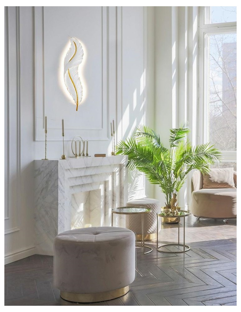 Designer wall lamps - MOOSEE wall lamp IKAR 60 white / gold (MSE010100386) - product kolory-swiatla.pl 10