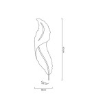 Designer wall lamps - MOOSEE wall lamp IKAR 60 white / gold (MSE010100386) - product 12