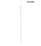 Pendant tube lamps - MOOSEE pendant lamp OMBRE 80 white (MSE1501100135) - product 1