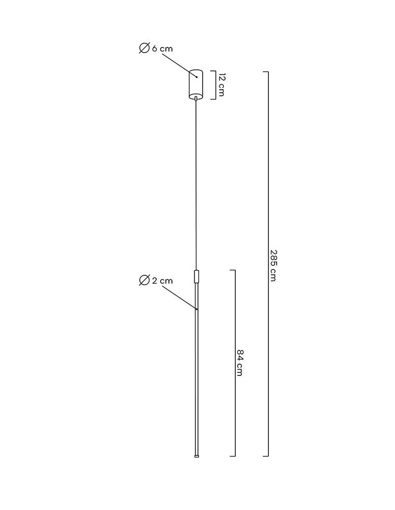 Pendant tube lamps - MOOSEE OMBRE 80 gold pendant lamp (MSE1501100136) - product kolory-swiatla.pl 7