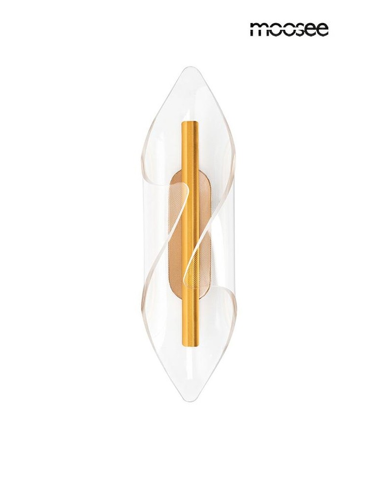 Modern wall lamps - MOOSEE FROST gold wall lamp (MSE010100375) - product kolory-swiatla.pl 1