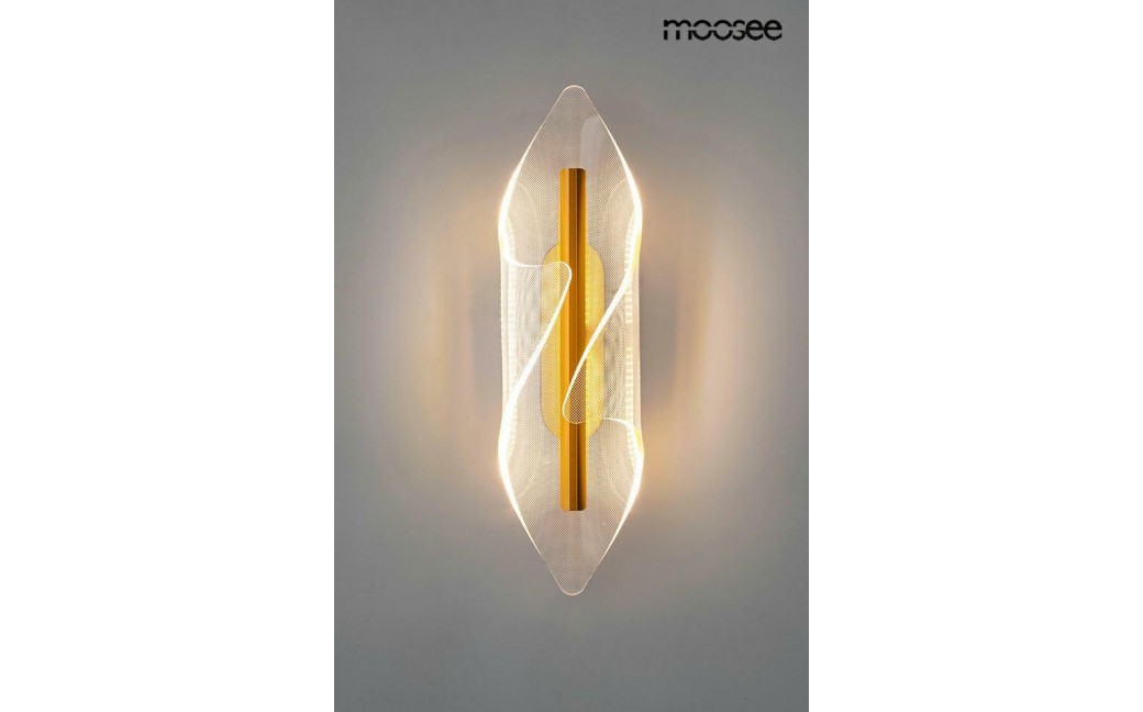 MOOSEE lampa ścienna FROST złota (MSE010100375)