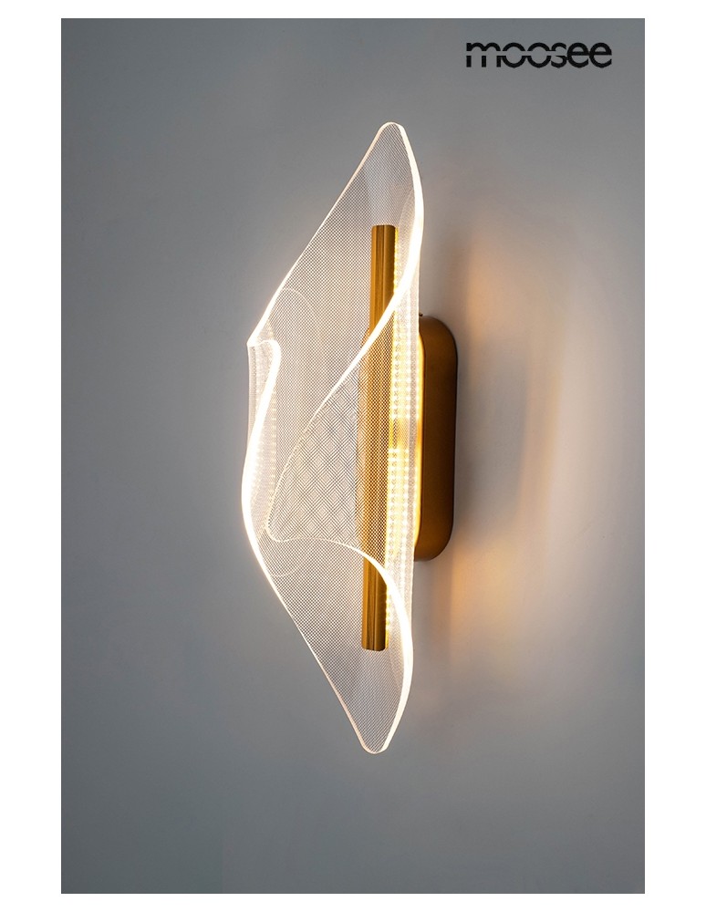 Modern wall lamps - MOOSEE FROST gold wall lamp (MSE010100375) - product kolory-swiatla.pl 3