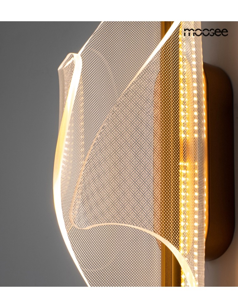 Modern wall lamps - MOOSEE FROST gold wall lamp (MSE010100375) - product kolory-swiatla.pl 4