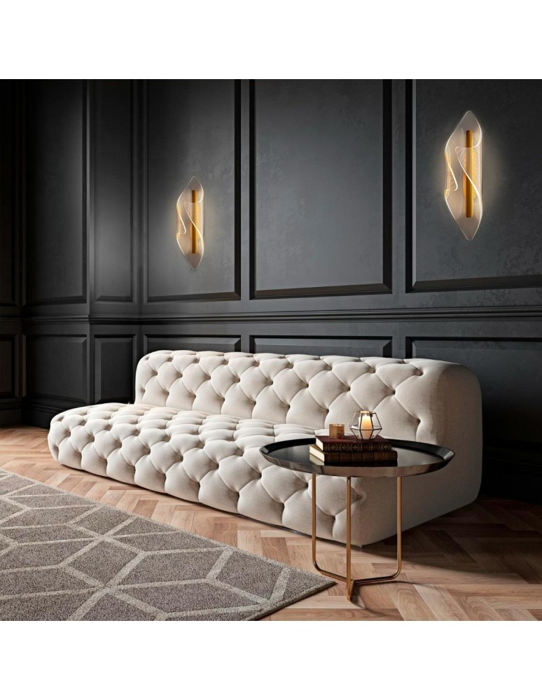 Modern wall lamps - MOOSEE FROST gold wall lamp (MSE010100375) - product kolory-swiatla.pl 10