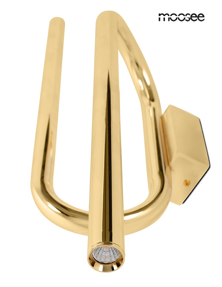 Modern wall lamps - MOOSEE MACAROON gold wall lamp (MSE010100376) - product kolory-swiatla.pl 6