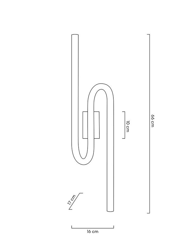 Modern wall lamps - MOOSEE MACAROON gold wall lamp (MSE010100376) - product kolory-swiatla.pl 9