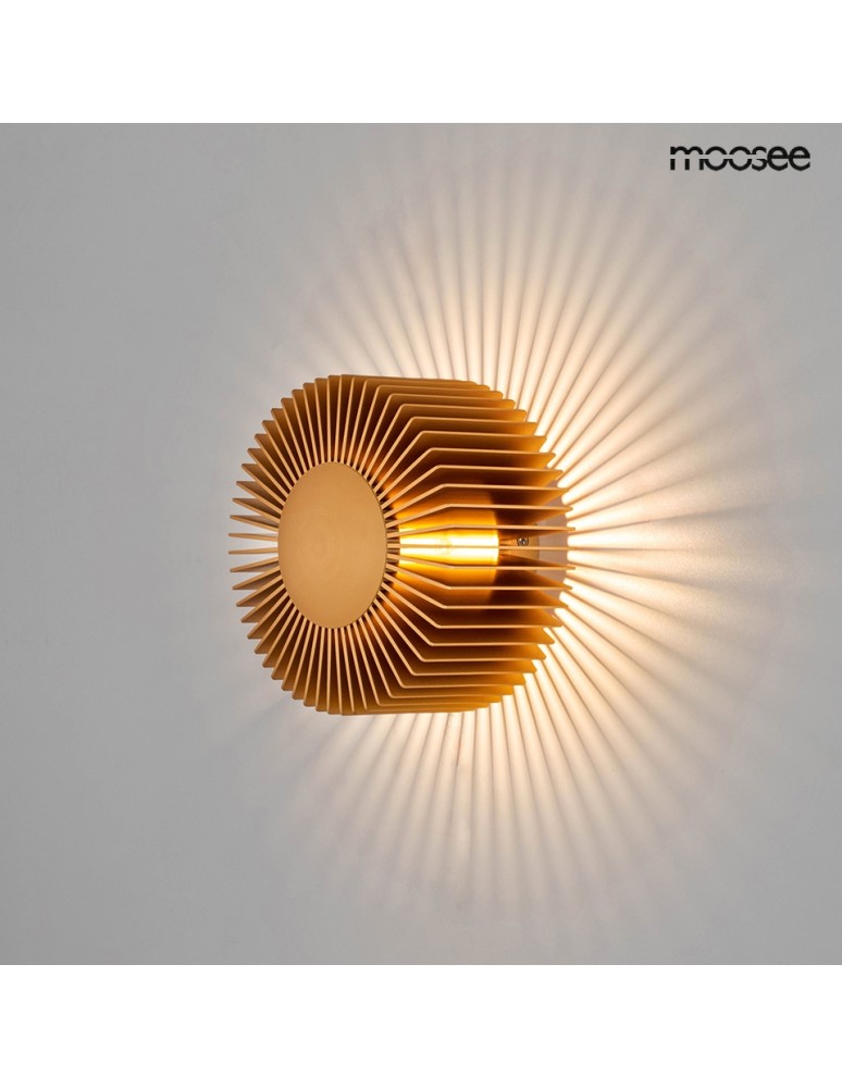 Designer wall lamps - MOOSEE SUNNY gold wall lamp (MSE1501100313) - product kolory-swiatla.pl 2
