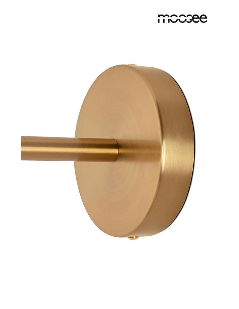 Cantilever wall lamps - MOOSEE RIVA gold wall lamp (MSE010100394) - product kolory-swiatla.pl 5