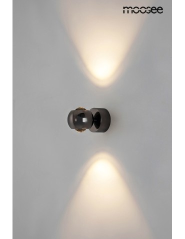 MOOSEE lampa ścienna EOS czarny chrom (MSE1501100309) - produkt 2