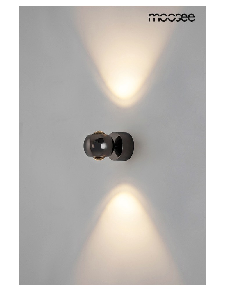Adjustable wall lamps - MOOSEE wall lamp EOS black chrome (MSE1501100309) - product kolory-swiatla.pl 2
