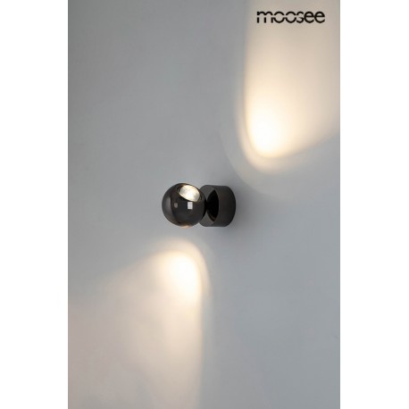 MOOSEE lampa ścienna EOS czarny chrom (MSE1501100309)
