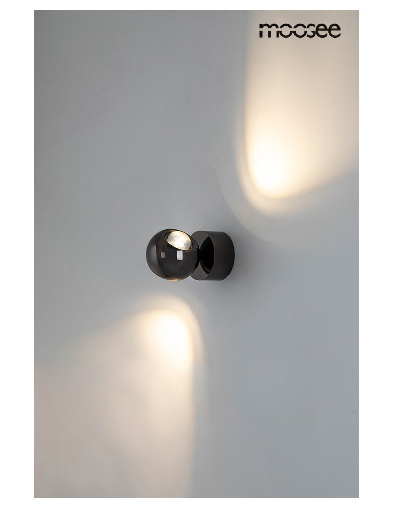 Adjustable wall lamps - MOOSEE wall lamp EOS black chrome (MSE1501100309) - product kolory-swiatla.pl 3