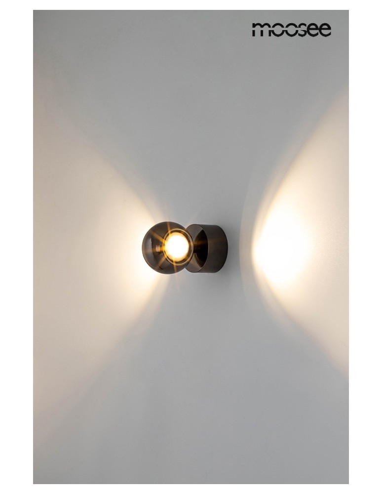 Adjustable wall lamps - MOOSEE wall lamp EOS black chrome (MSE1501100309) - product kolory-swiatla.pl 4