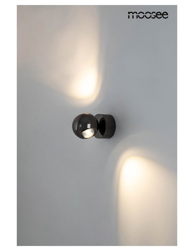 Adjustable wall lamps - MOOSEE wall lamp EOS black chrome (MSE1501100309) - product kolory-swiatla.pl 5