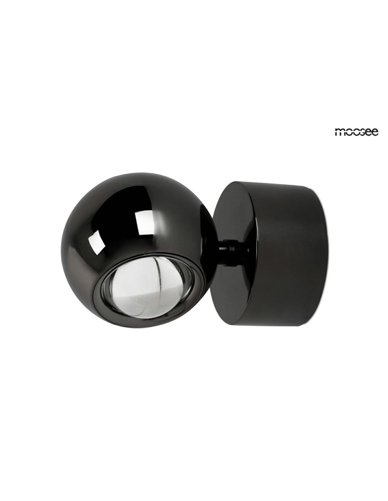 Adjustable wall lamps - MOOSEE wall lamp EOS black chrome (MSE1501100309) - product kolory-swiatla.pl 7