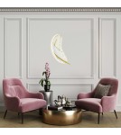 Designer wall lamps - MOOSEE feather wall lamp white / gold (MSE010100388) - product 1