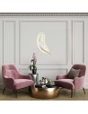 MOOSEE feather wall lamp white / gold (MSE010100388)
