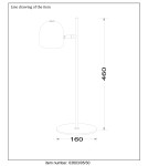 Reading table lamps - Lucide SKANSKA-LED Desk 5W W16 H 03603/05/30 - product 5