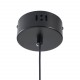  Step Into Design Lampa wisząca HANK LED czarna 35 cm ST-10229P BLACK