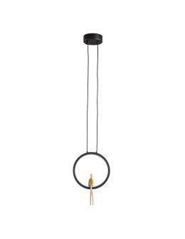 Step Into Design Lampa wisząca AMICI led czarno złota 27 cm ST-D7774 black