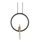 Designer pendant lamps -  Step Into Design AMICI led pendant lamp black and gold 27 cm ST-D7774 black - product 3