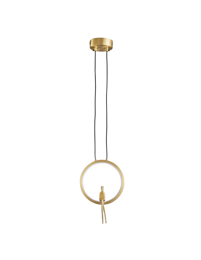 Designer pendant lamps -  Step Into Design AMICI led pendant lamp gold 27 cm ST-D7774 gold - product kolory-swiatla.pl 1