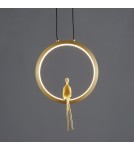 Designer pendant lamps -  Step Into Design AMICI led pendant lamp gold 27 cm ST-D7774 gold - product 4
