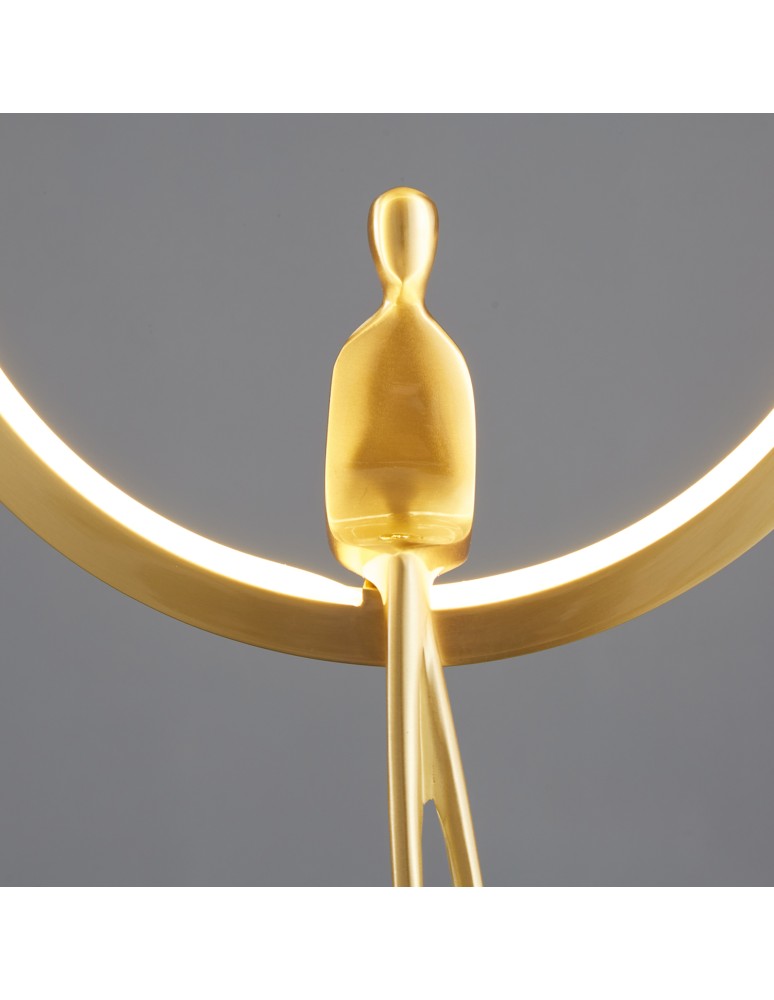 Designer pendant lamps -  Step Into Design AMICI led pendant lamp gold 27 cm ST-D7774 gold - product kolory-swiatla.pl 7