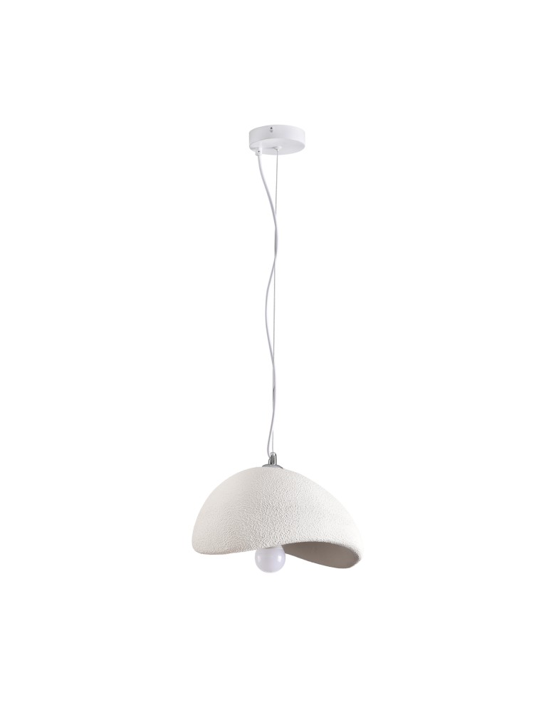 Single pendant lamps -  Step Into Design STONE pendant lamp white 30 cm DN426-300 - product kolory-swiatla.pl 1